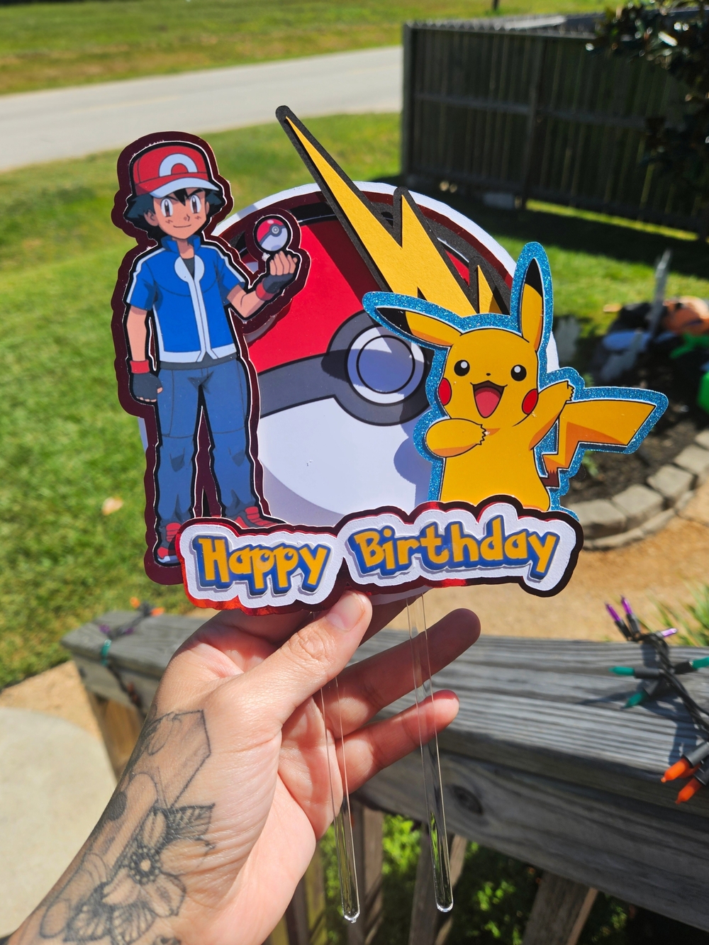 Pokemon Cake Topper